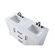 preview thumbnail 5 of 9, Elegant Lighting VF29554D Alina 54" Free Standing Double Basin Vanity