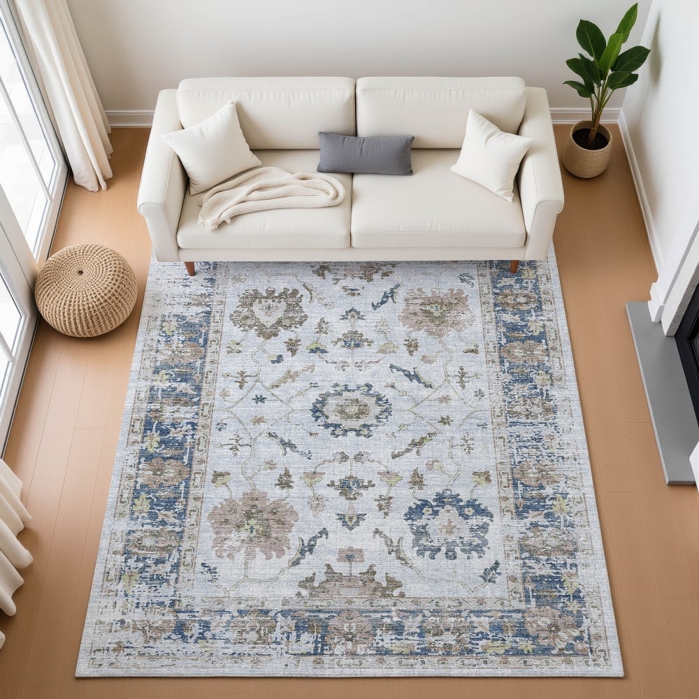 Premium Washable Super Soft Vintage Traditional Mayfield Rug