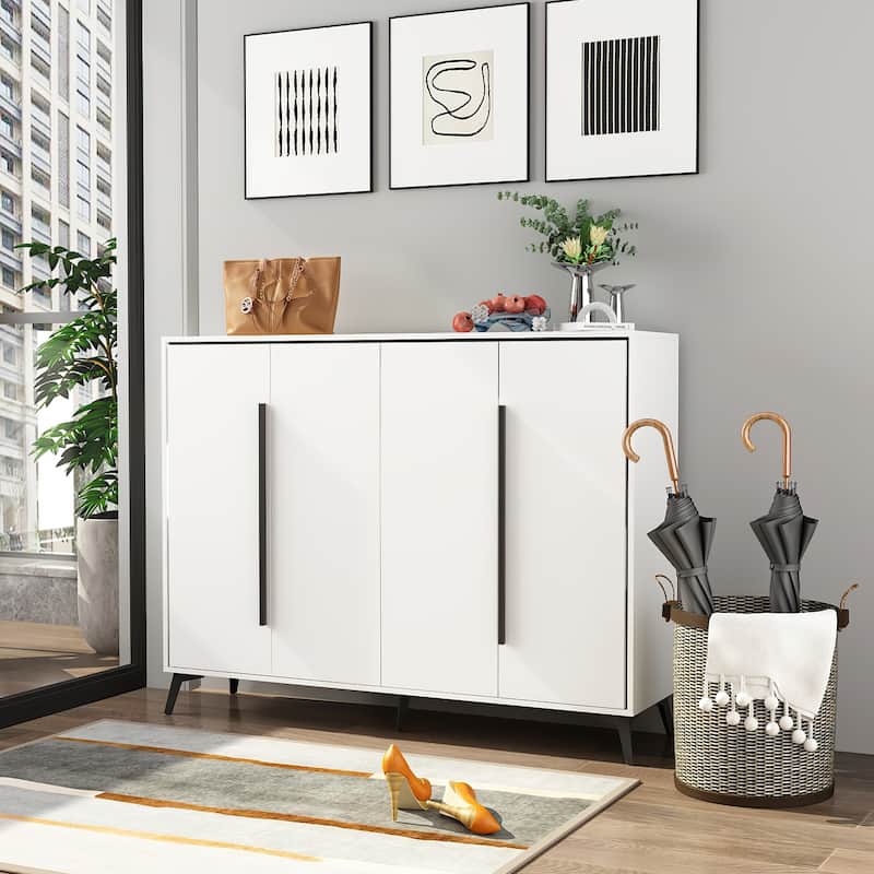 55.1"W End Table Sideboard Entryway Shoes Storage Cabinet Buffet