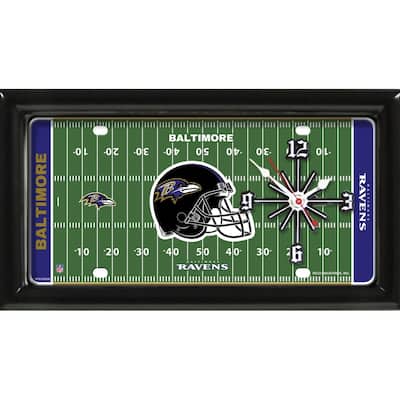 Baltimore Ravens Field Clock