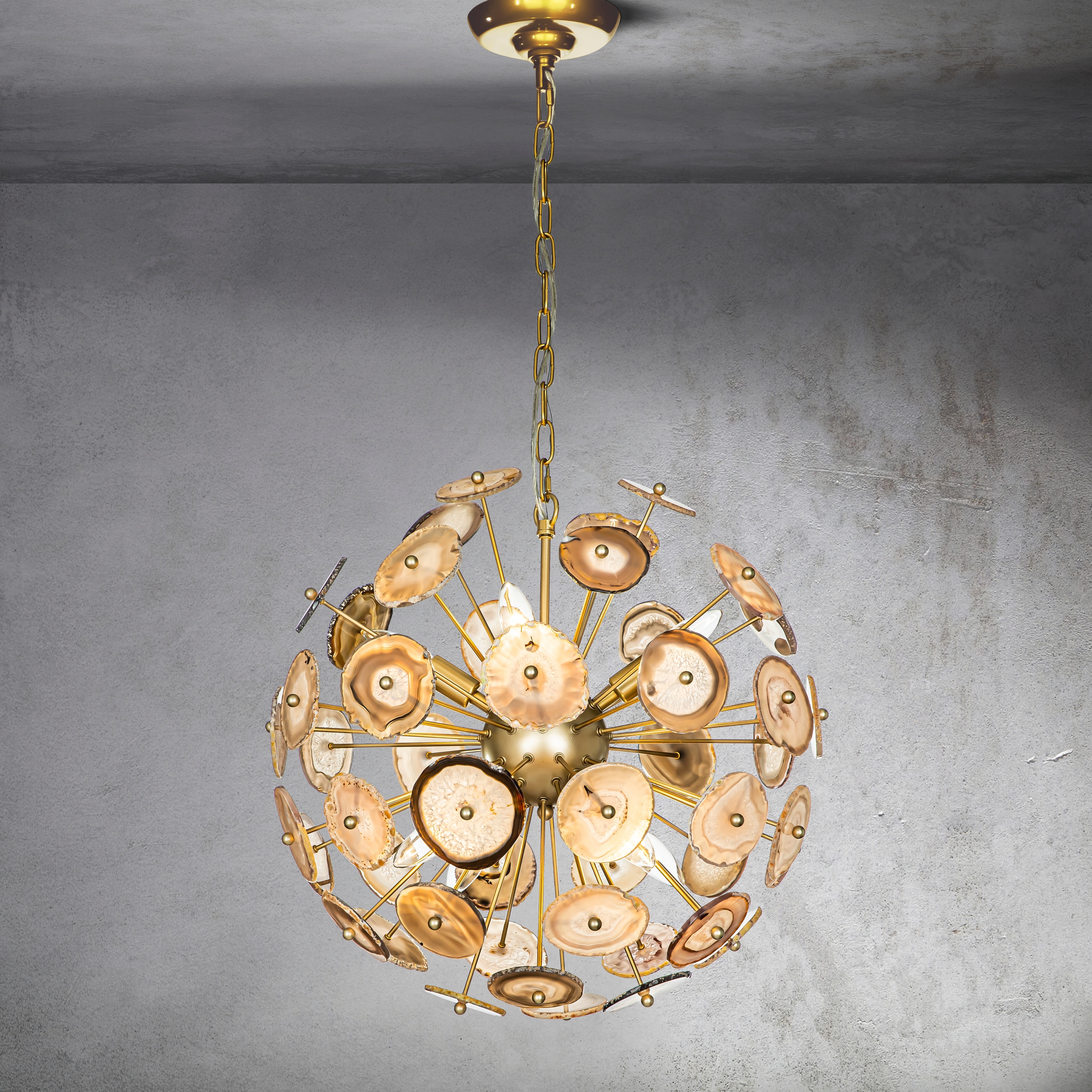 Agate ceiling light deals