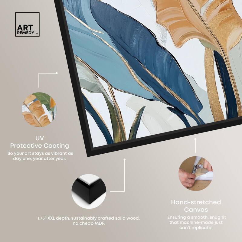 Paradise Fronds I Canvas by Art Remedy