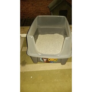 iris high shield litter pan