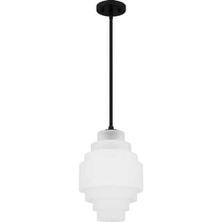 Quoizel Piccolo Pendant 1-Light Pendant in Matte Black