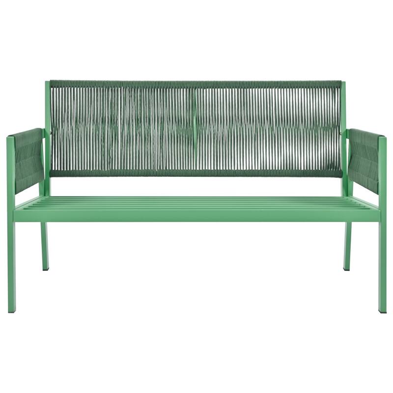 4-Piece Patio Furniture Set, Outdoor Garden Conversation Set with Tempered Glass Table, Deep Seating and Thick Cushion