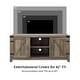 preview thumbnail 25 of 98, Middlebrook Firebranch 58-inch Barn Door TV Stand