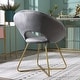 preview thumbnail 27 of 37, Roundhill Furniture Silver Orchid Murray Velvet Accent Chair