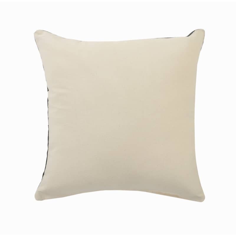 Sevita Bordered and Tufted Geometric Throw Pillow