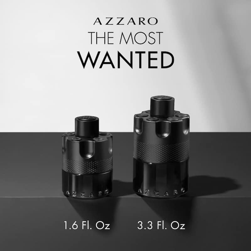 Azzaro The Most Wanted Eau de Parfum Intense Men's Cologne 3.4 Oz