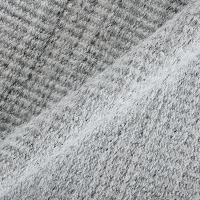 Lineage Silver Heathered Hand-Woven Area Rug 2' x 3'