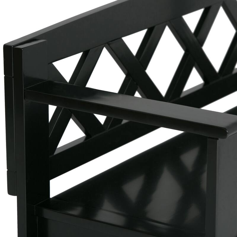 WYNDENHALL Halifax 48 inch Wide Solid Wood Transitional Entryway Bench - 48 Inches wide
