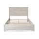 preview thumbnail 15 of 35, Grain Wood Furniture Montauk Distressed Solid Wood Panel Bed Rustic Off-White - Full