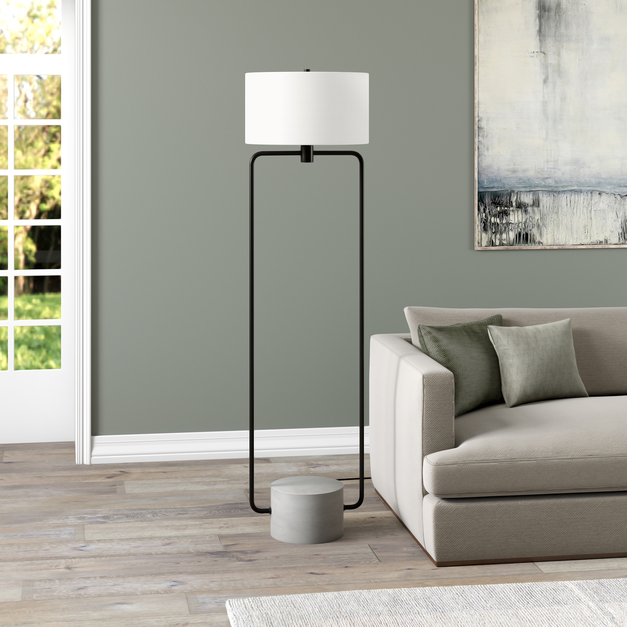 Floor lamp tall shade new arrivals