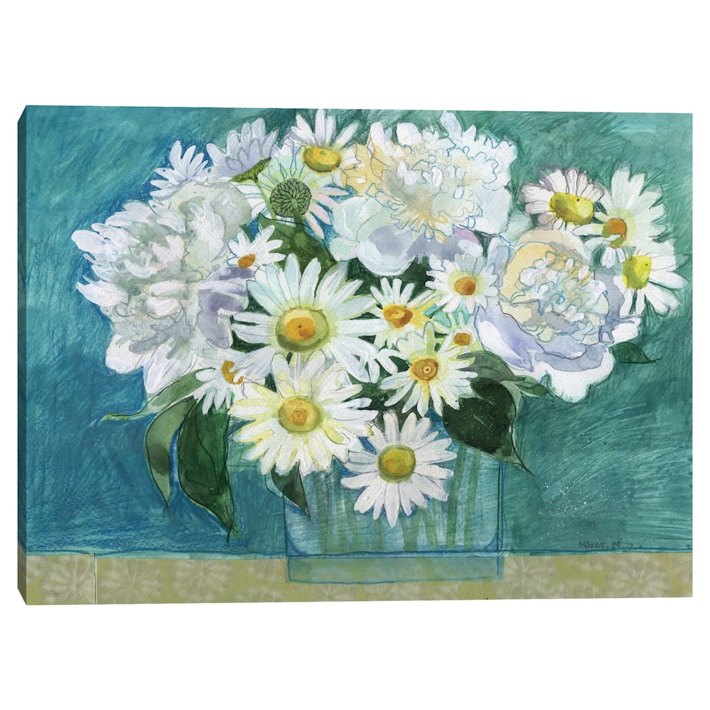 Mixed Whites by Maret Hensick Canvas Art Print