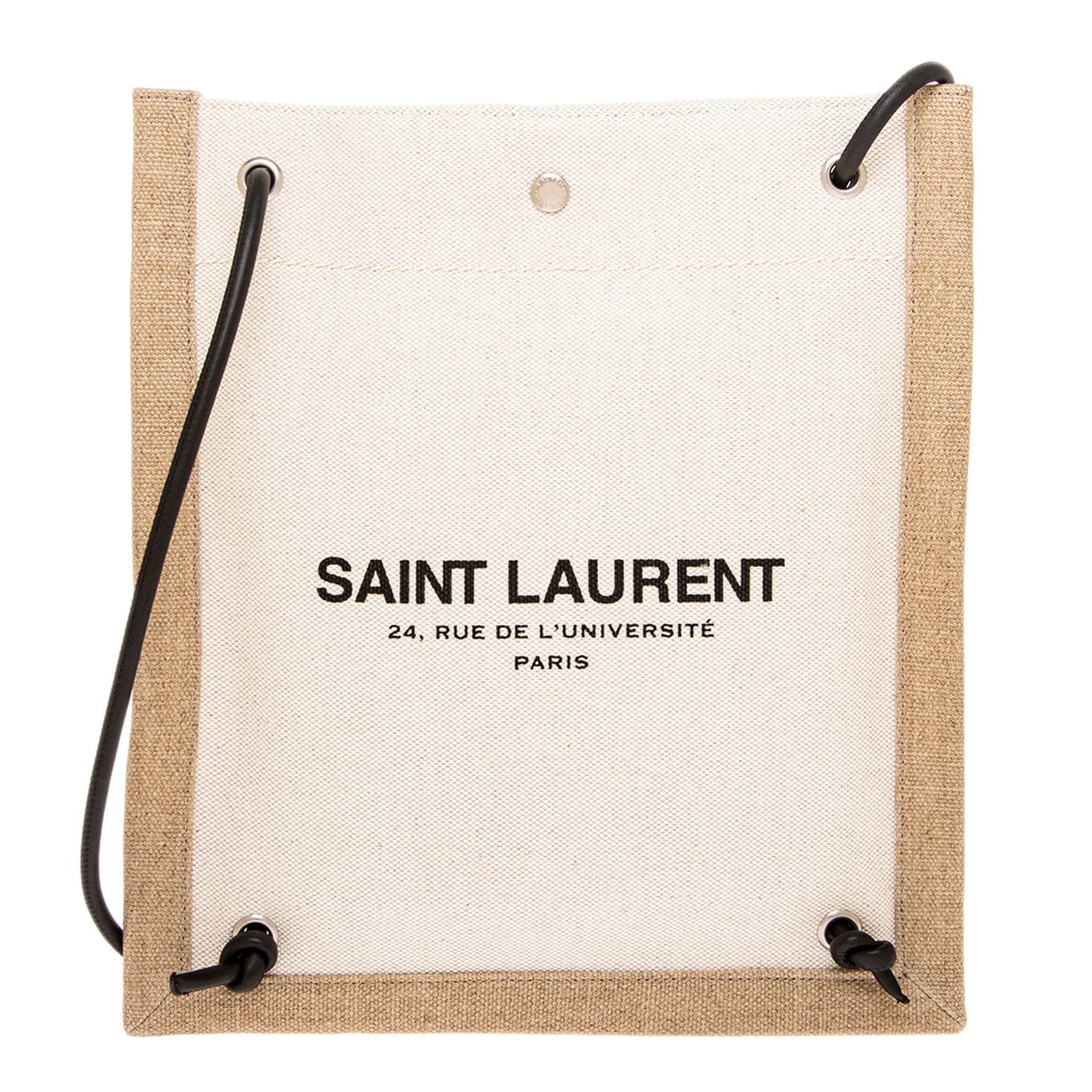 Saint Laurent Linen Crossbody Bag