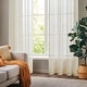 preview thumbnail 2 of 32, Deconovo Linen Sheer Curtains - Light Filtering Rod Pocket Drapes, 2 Panels