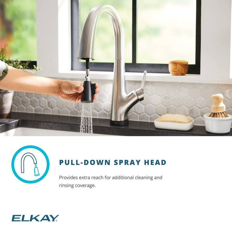 Elkay Avado Single Hole 2-in-1 Kitchen Faucet with Filtered Drinking Water