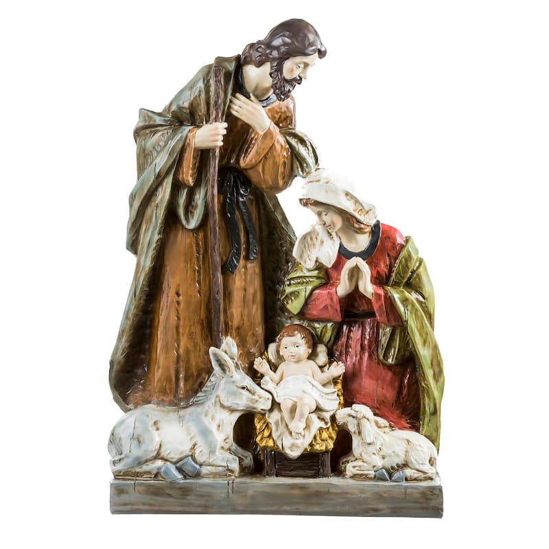 32 in. Resin Indoor/Outdoor Nativity Statuary - 32 in