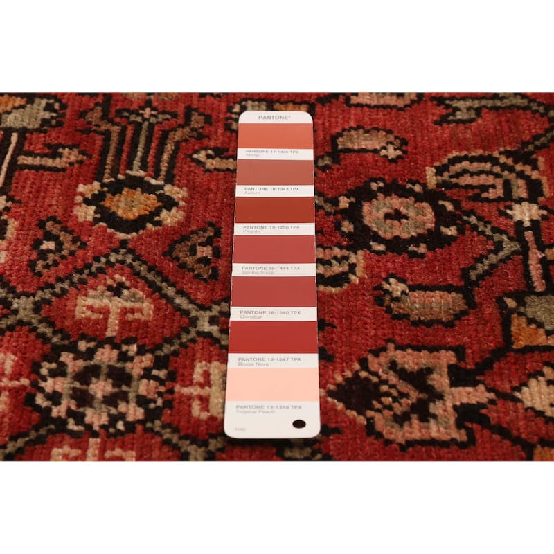 ECARPETGALLERY Hand-knotted Andelz Light Red Wool Rug - 3'5 x 10'10