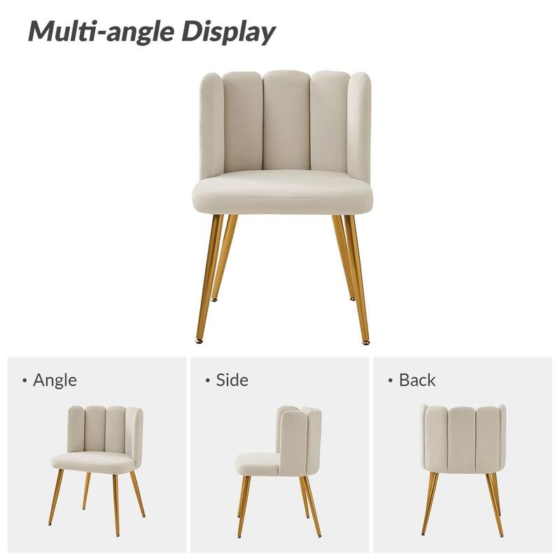 Anjela Side Chair with Tufted Back Set of 2