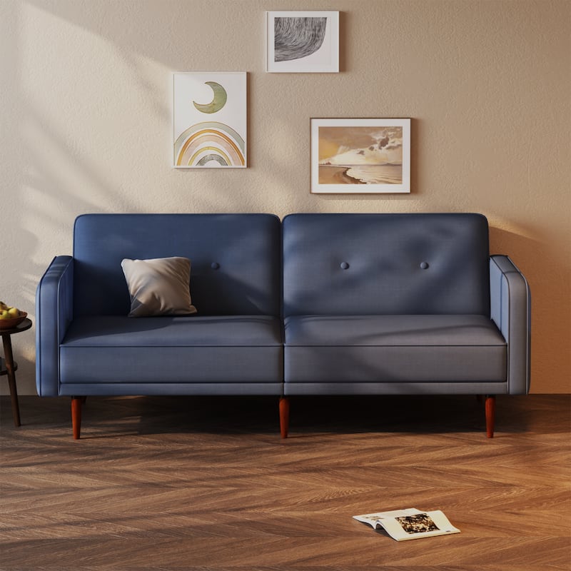 Artdeco Home - 3 Seater Moreno Convertible Sofa - Blue