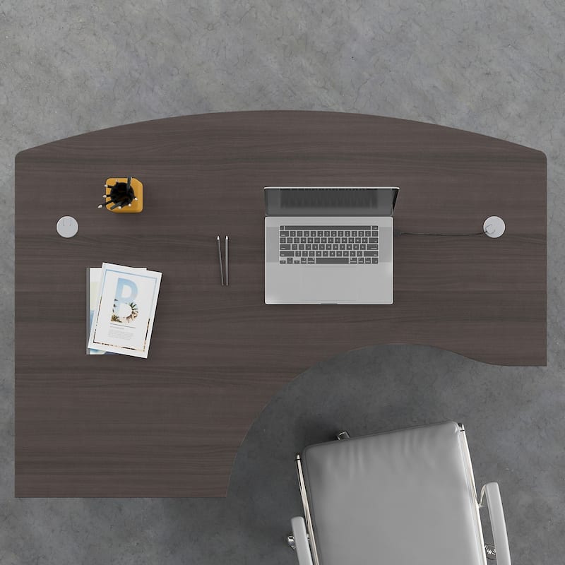 Studio C 60W Left Handed L-Bow Desk Shell by Bush Business Furniture