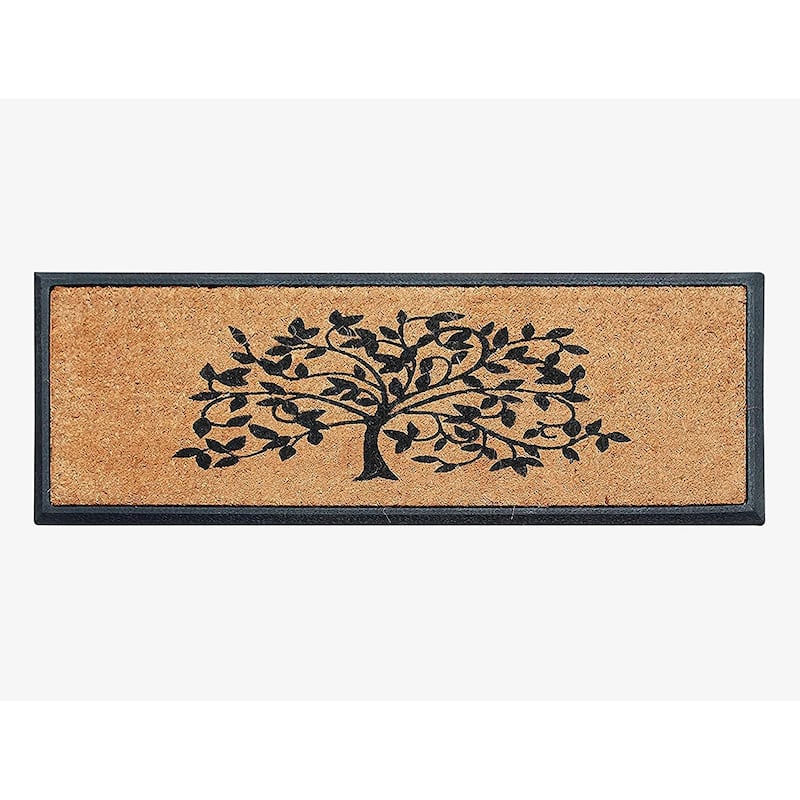 A1HC Natural Rubber and Coir Thick Heavy Duty Non Slip Doormat 18" X 48"