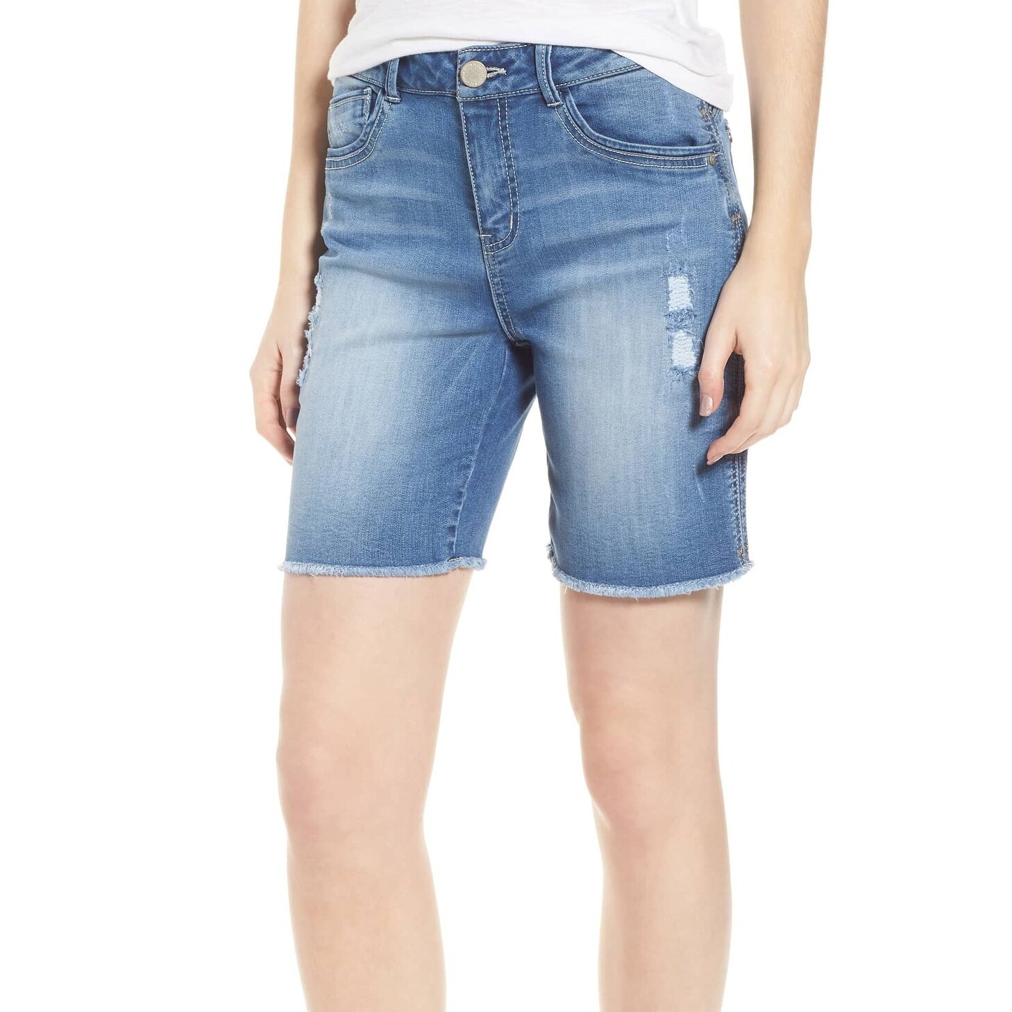 wit and wisdom jean shorts