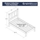 preview thumbnail 21 of 61, Grain Wood Furniture Shaker Solid Wood Panel Platform Bed