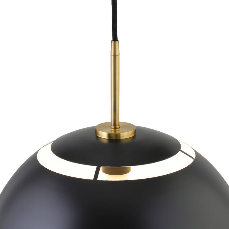Jordyn 16" Wide Pendant with Metal Shade