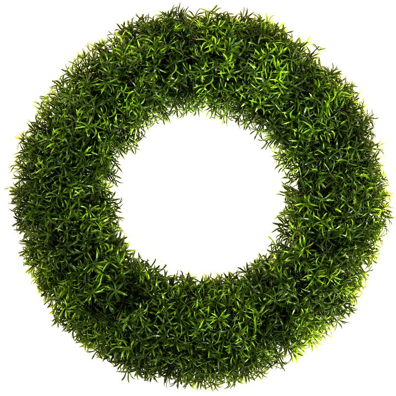 Pure Garden Grass Wreath - 20 inch Round - 1-piece