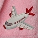 preview thumbnail 8 of 17, Sweet Kids 100% Polyester SUPER PLUSH Double Brushed Hooded Bathrobe - JET PLANE
