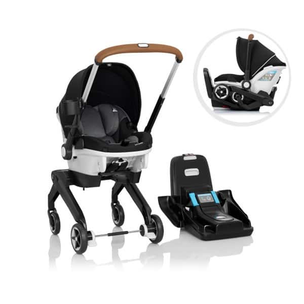 slide 2 of 35, Gold Shyft DualRide with Carryall Storage Infant Car Seat and Stroller Combo Moonstone