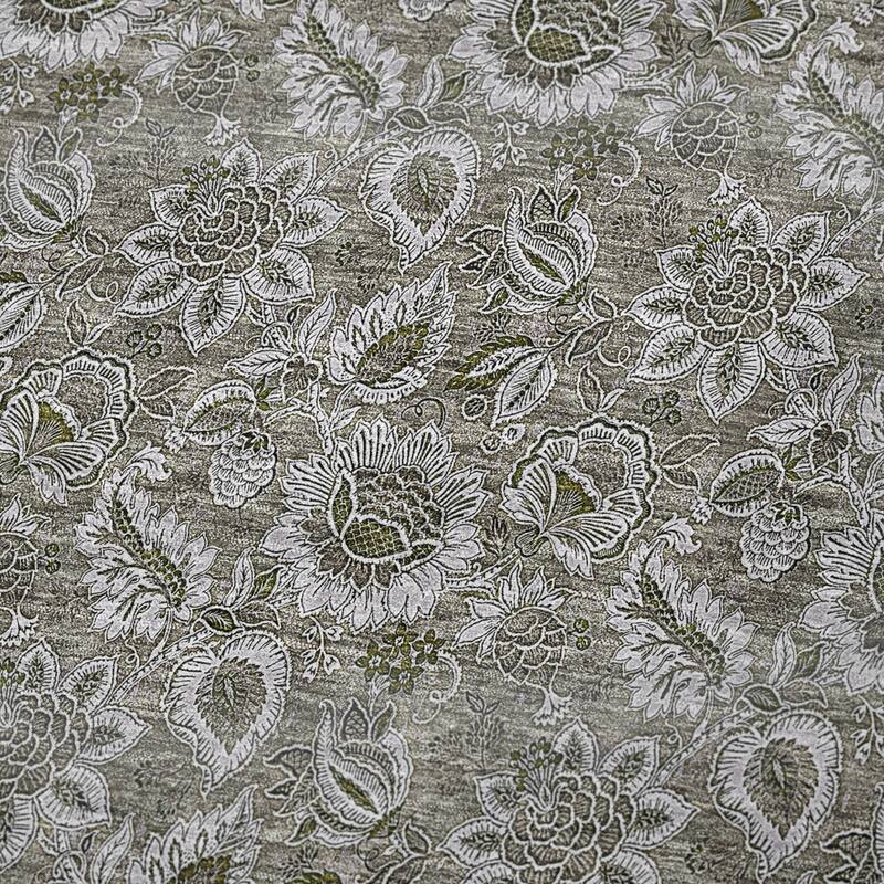 Premium Machine Washable Floral Sherpa Throw Blanket