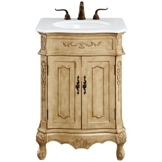 Elegant Lighting VF10124-VW Danville 24" Free Standing Single Basin