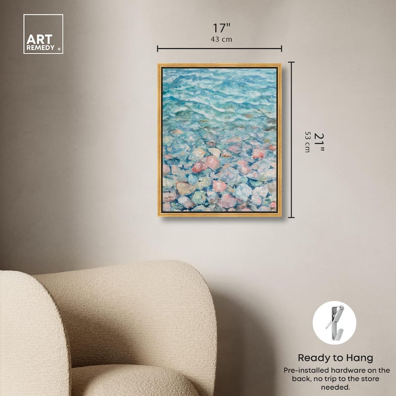 Turquoise Dream Canvas by Art Remedy