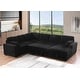 preview thumbnail 10 of 19, Modern Corduroy Sectional With Storage Chaise Lounge
