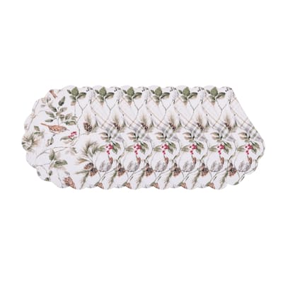 Mira Songbird Round Placemats Set of 6, 17"
