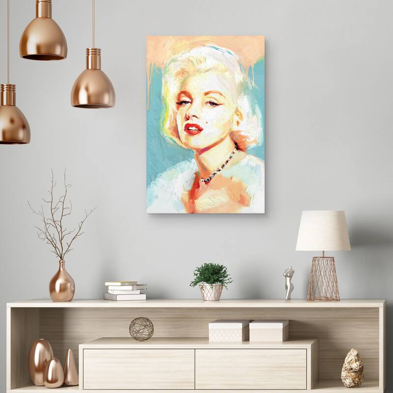 Norma Jeane by Studio Arts Canvas Art Print