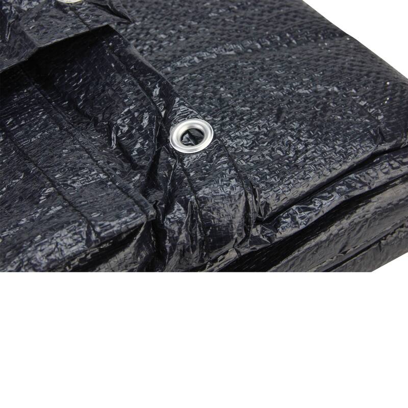 Black Oval Above Ground Swimming Pool Winter Cover 18' x 24' - 18' x 24'