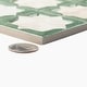 preview thumbnail 10 of 11, Merola Tile Tetuan Astre Arena Emerald 12-1/8" x 21-7/8" Porcelain Wall Tile