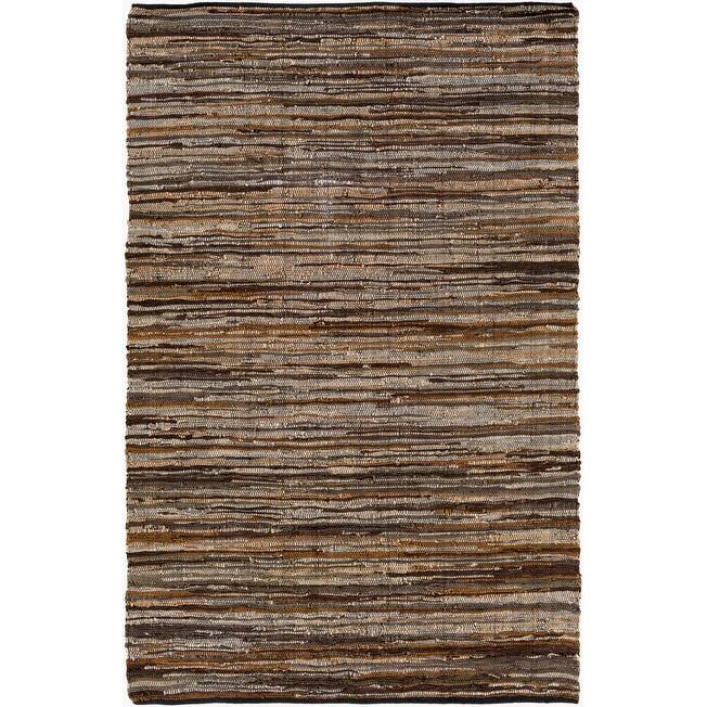 Livabliss Casual Log Cabin Abstract Area Rug
