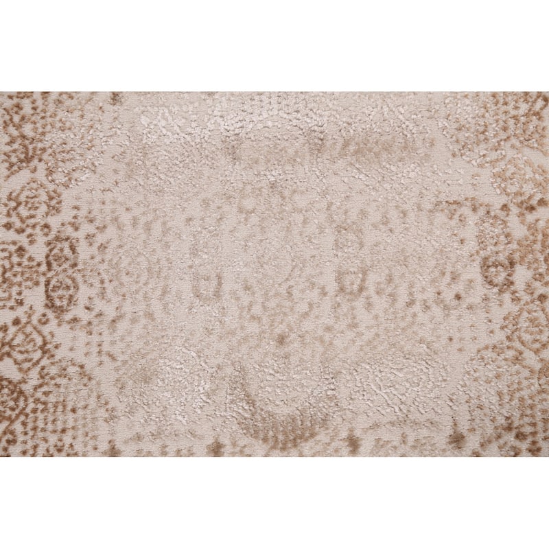 Geometric Damask Transitional Oriental Turkish Rug Decorative Carpet
