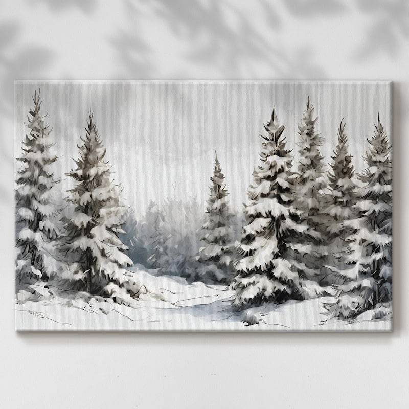Vintage Landscape -CXCIII -Gallery Wrapped Canvas