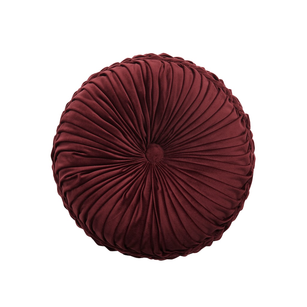 J. Queen New York Calistoga Tufted Round Decorative Throw Pillow