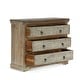 preview thumbnail 4 of 10, Holgate Boho Handcrafted Acacia Wood 3 Drawer Chest by Christopher Knight Home
