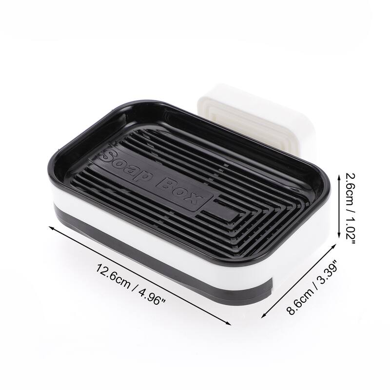 Wall Mounted Single Layer Soap Dish for Bathroom Kitchen