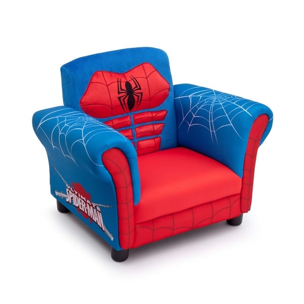 slide 2 of 5, Spider-Man Chair Blue/Red
