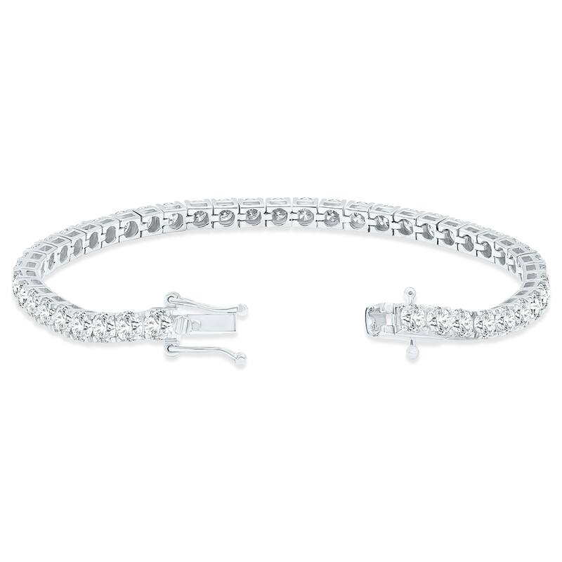 Marquee 10 Carat TW Diamond Tennis Bracelet in 14K White Gold