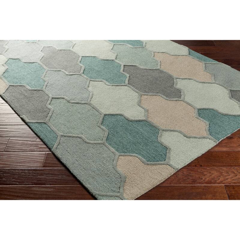 Hand-Tufted Ryde Moroccan Trellis Wool Rug